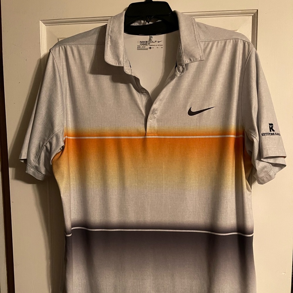 Mens Nike dri-fit golf shirt